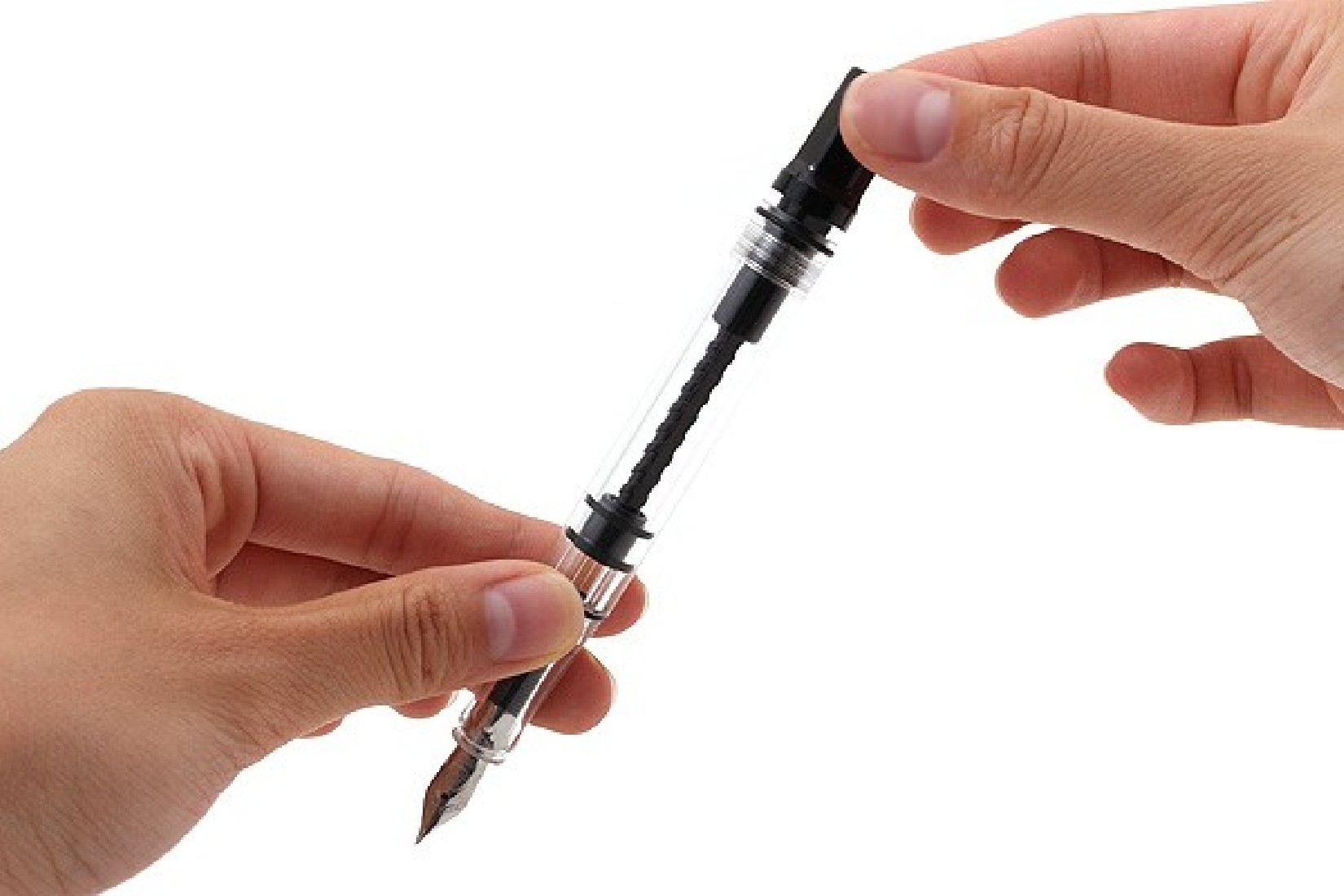 TWSBI ECO BLACK PISTON FILLING FOUNTAIN PEN