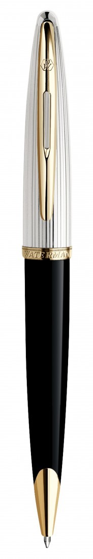 Waterman Carene Deluxe black & silver ballpen