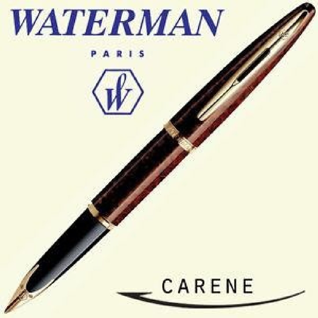 Waterman Carene Amber Tortoise GT Fountain pen S0700880