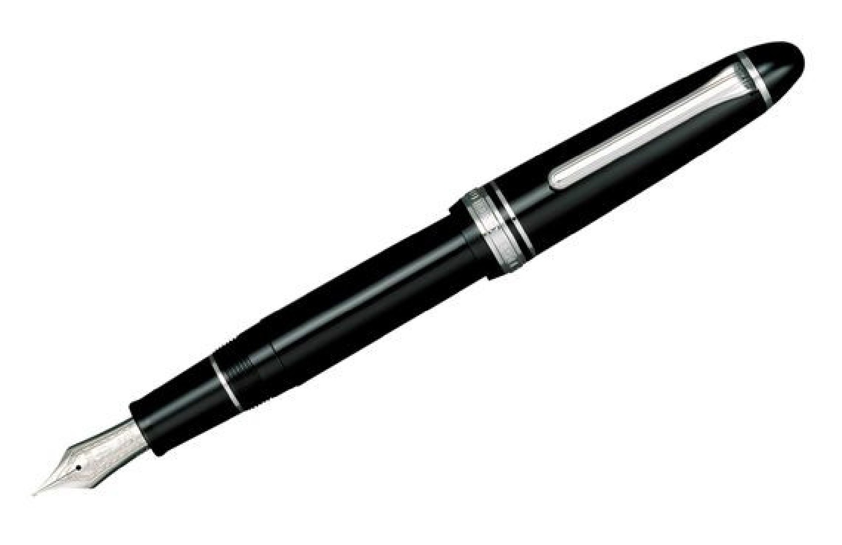 Sailor 1911 Classic Realo Black Silver Fountain Pen