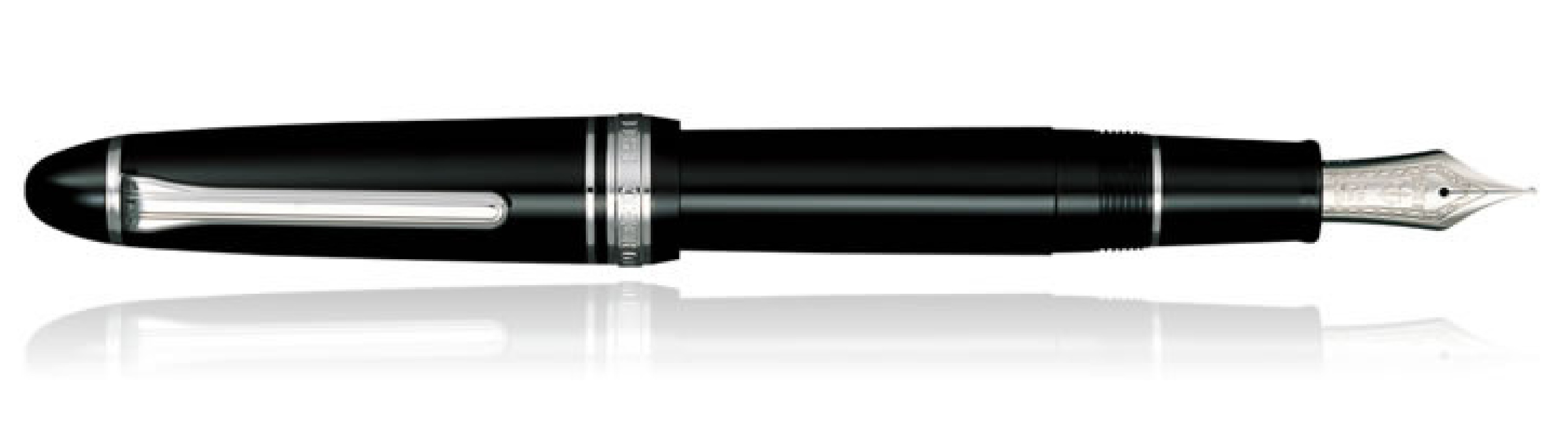 Sailor 1911 Classic Realo Black Silver Fountain Pen