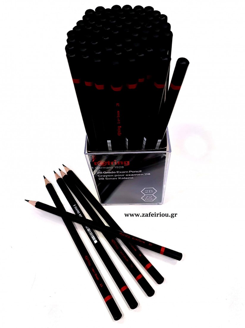 Rotring wooden pencil black Exam Grade 2B