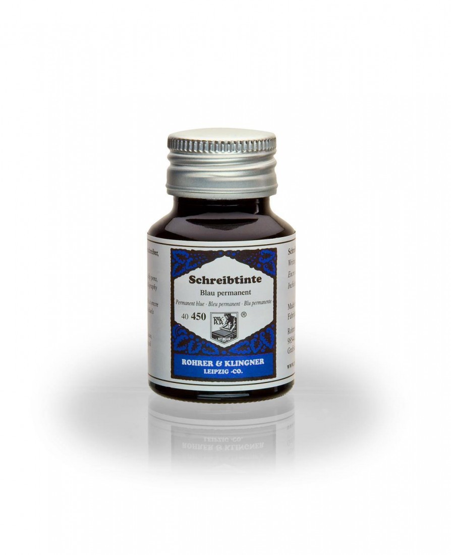 Rohrer & Klingner Blau Permanent Writing Ink - 50 ml Bottle
