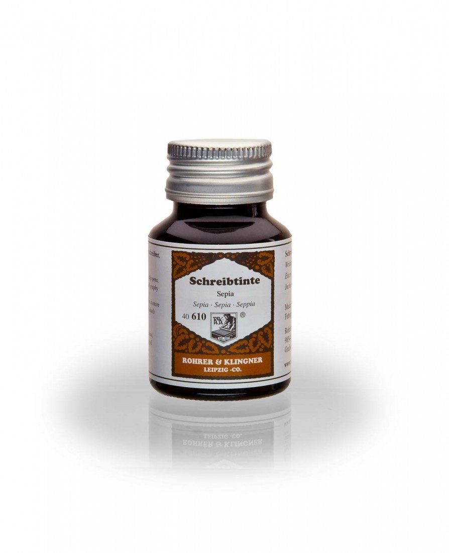 Rohrer & Klingner Sepia Writing Ink - 50 ml Bottle