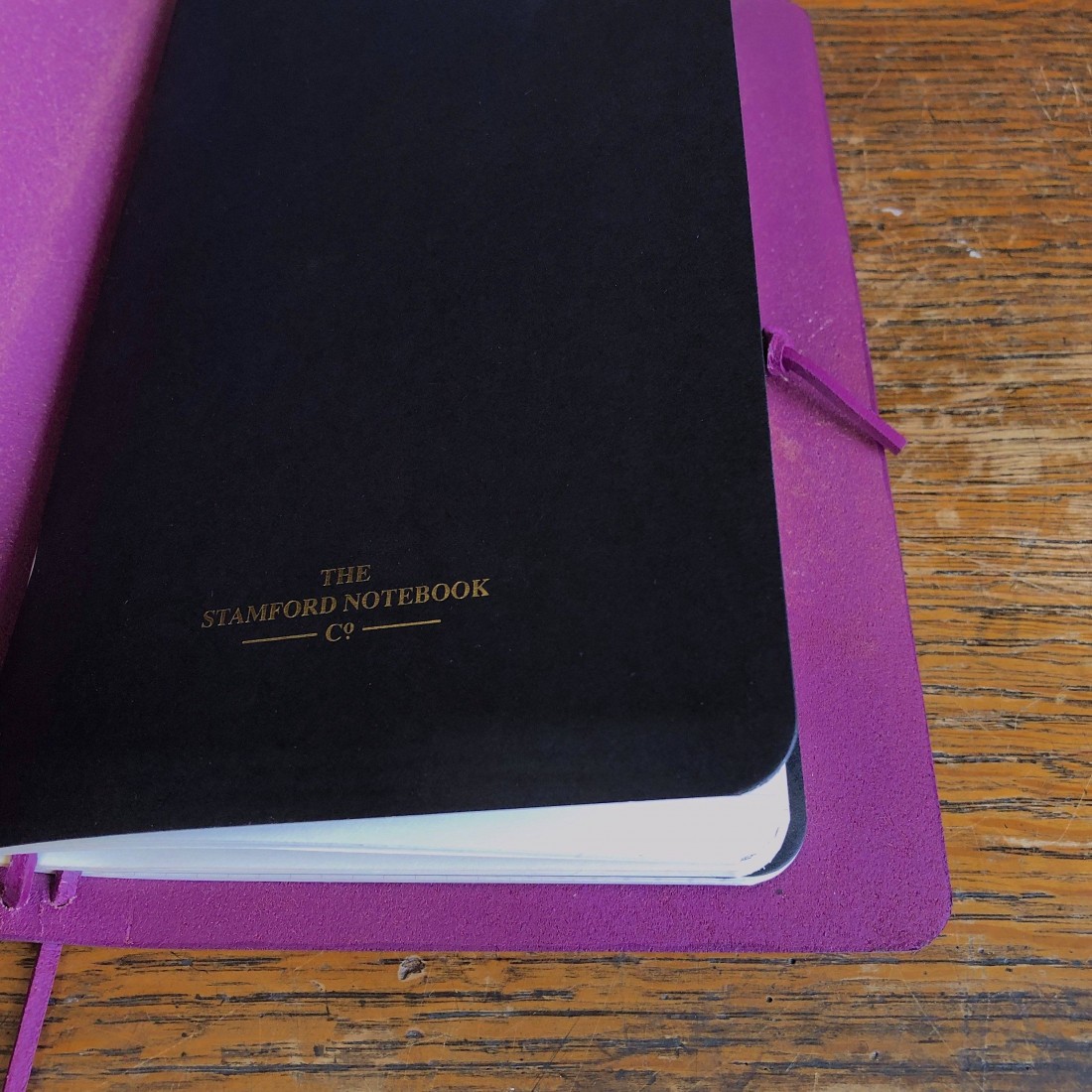 The Travellers Journal Bright Range, Purple, medium (14,5x23) Stamford