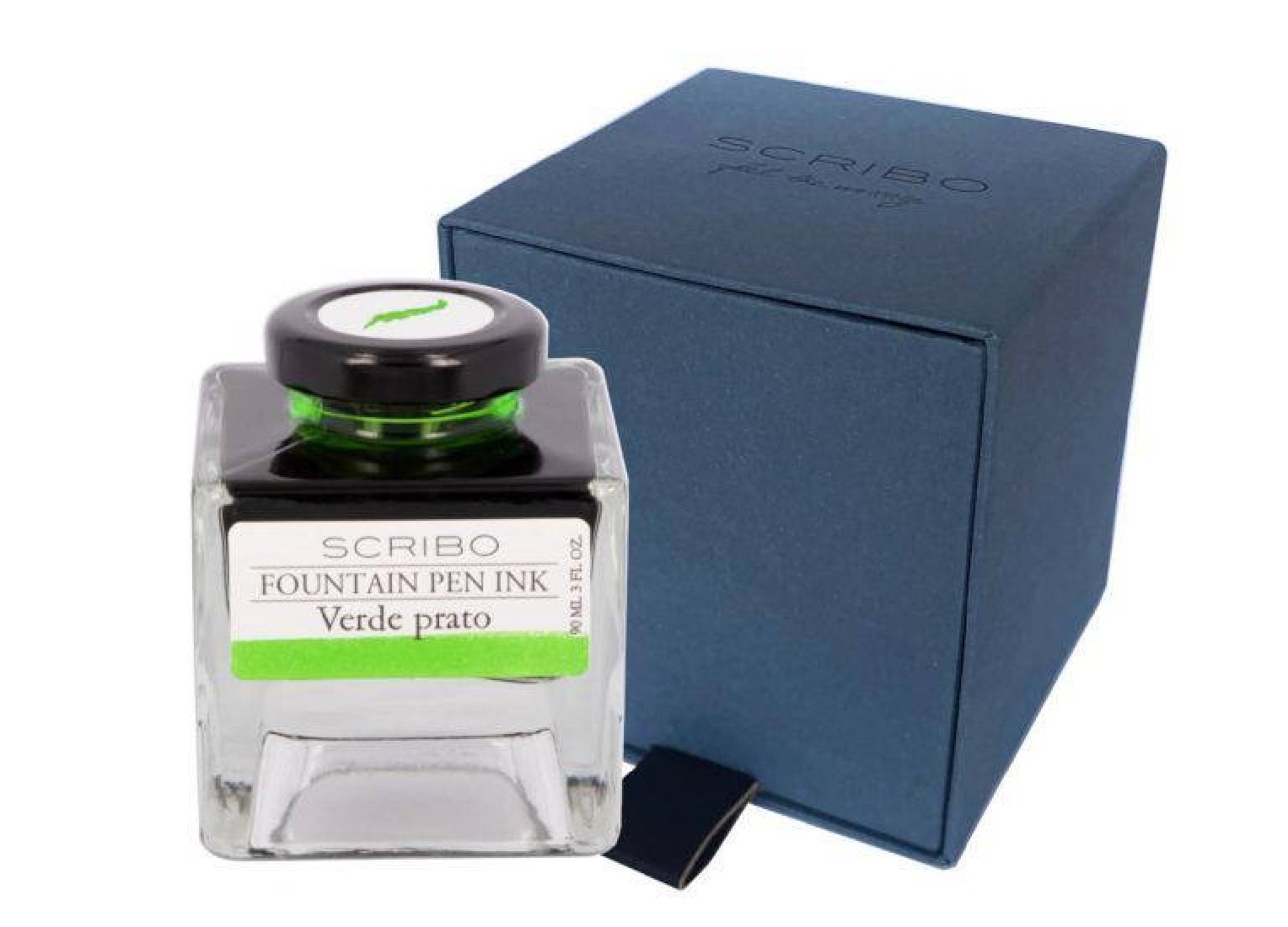 Scribo Verde Prato, a run in the open countryside 90ml bottle ink