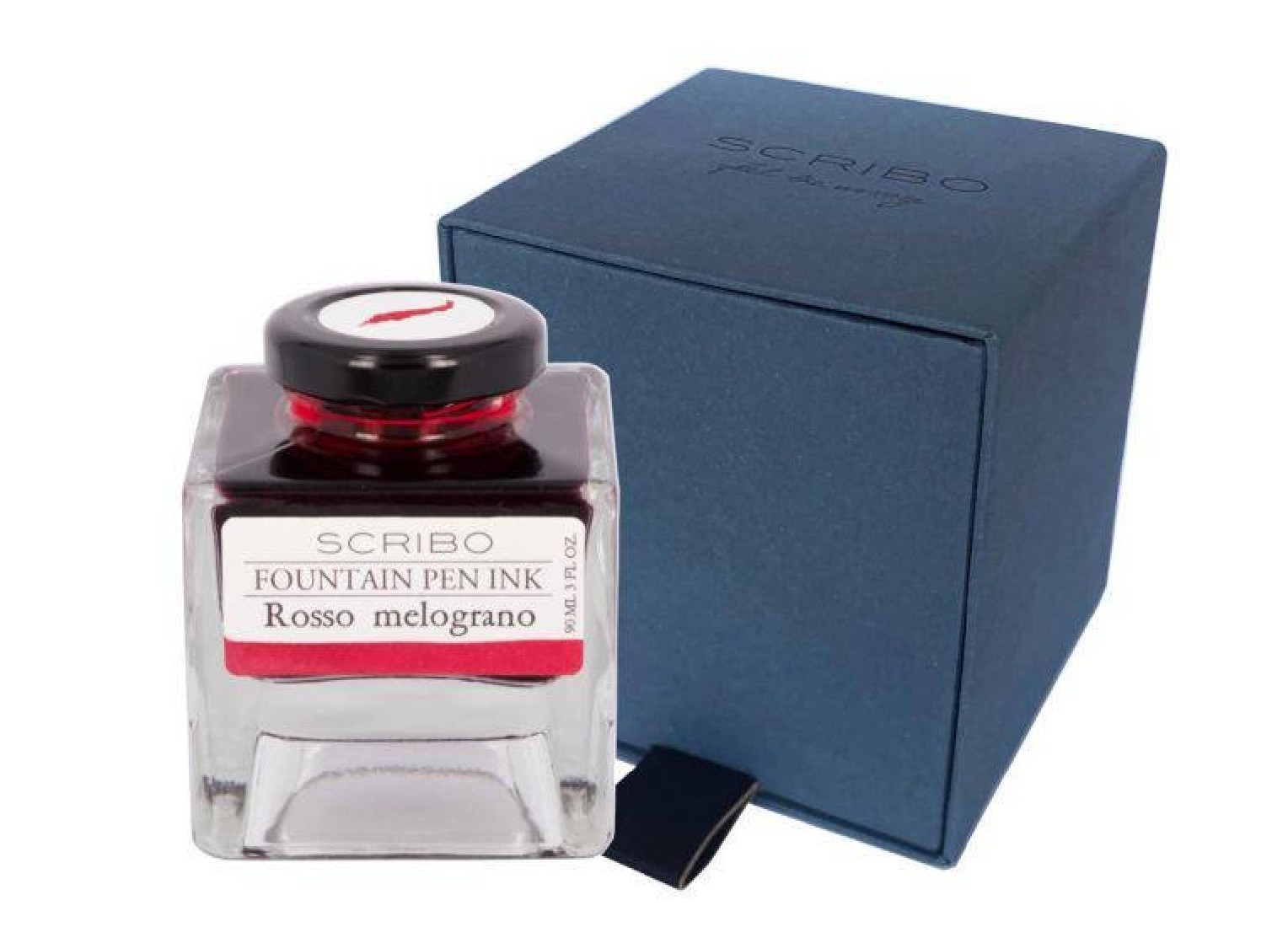 Scribo Rosso Melograno, the full flavour of juice 90ml bottle ink