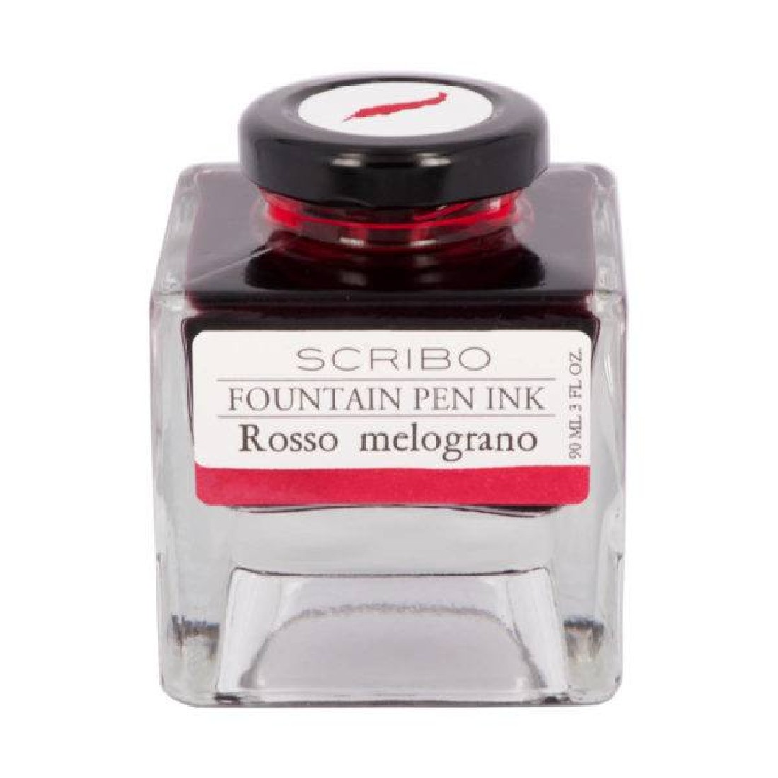 Scribo Rosso Melograno, the full flavour of juice 90ml bottle ink