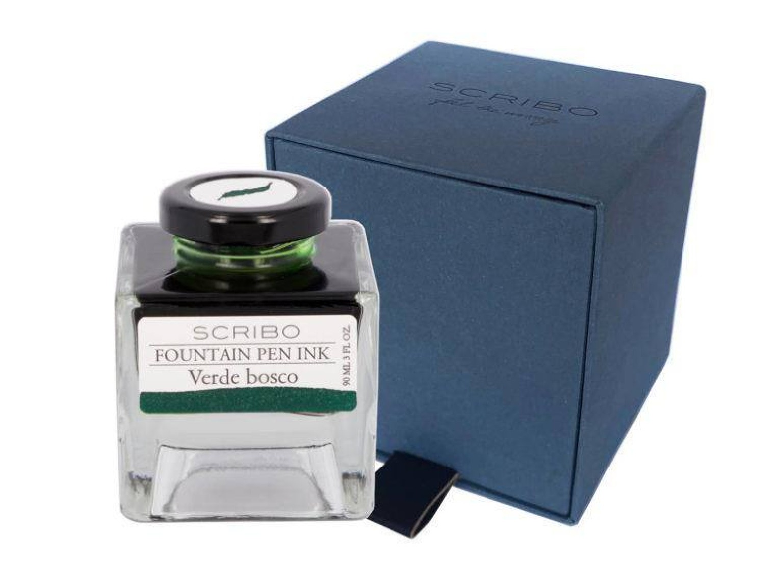 Scribo Verde Bosco, a breath in the forest 90ml bottle ink