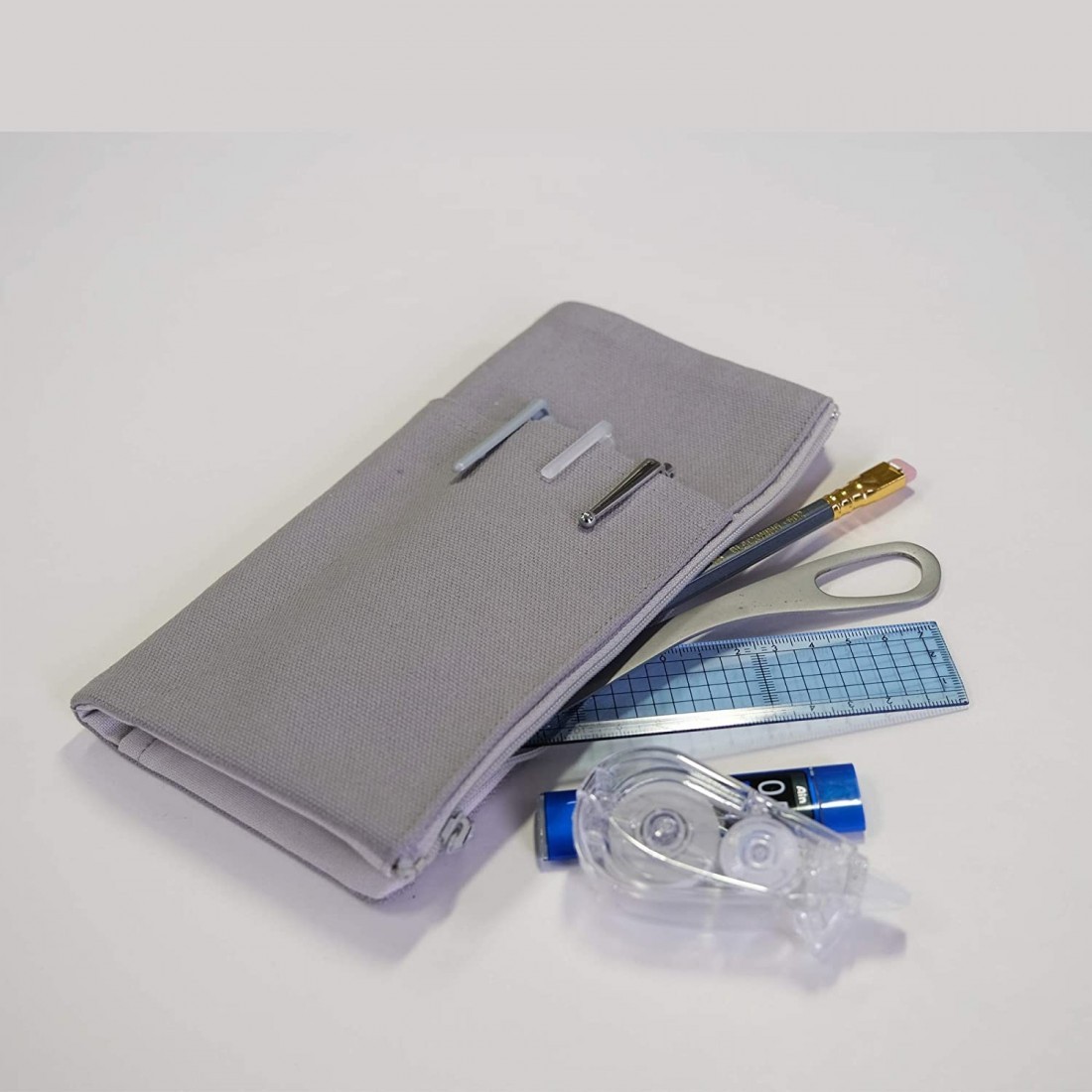 Yamamoto Canvas Cover 22X11,5 cm for Ro-Biki notes grey