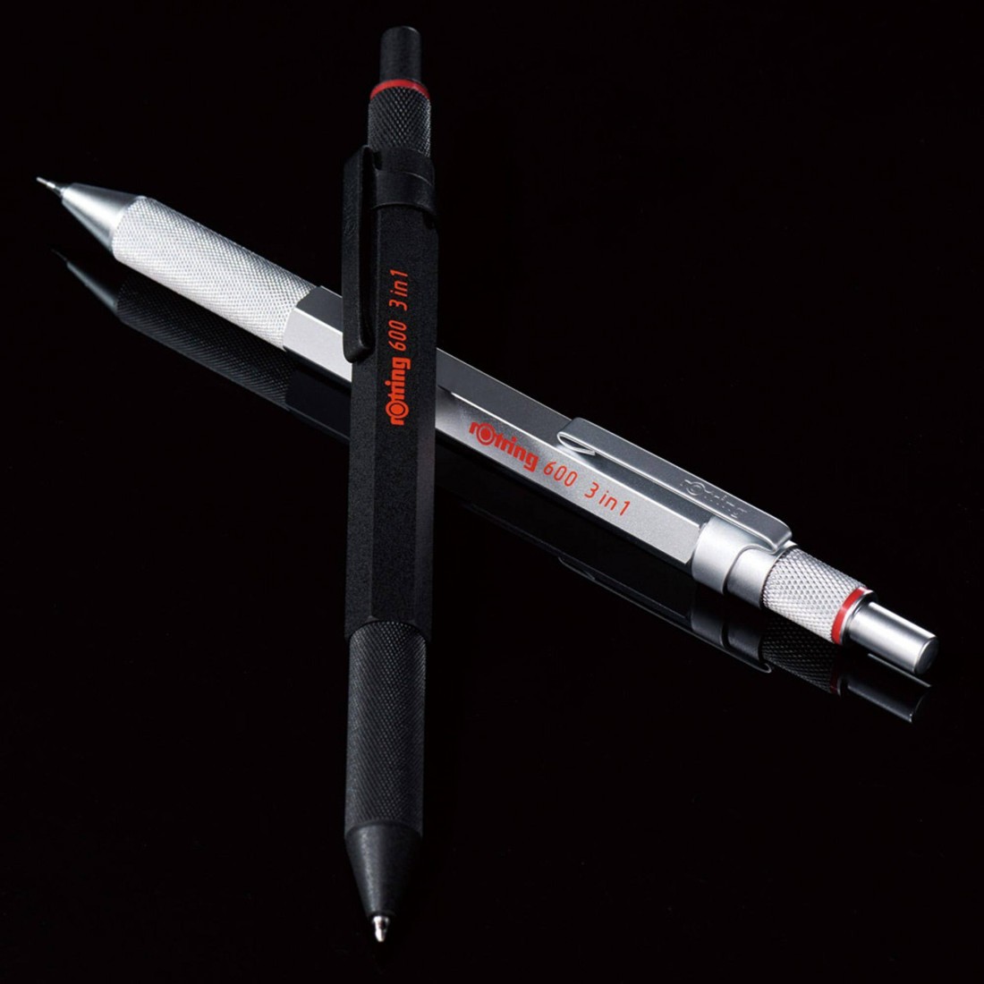 Rotring 600 Multipen 3 in 1 silver