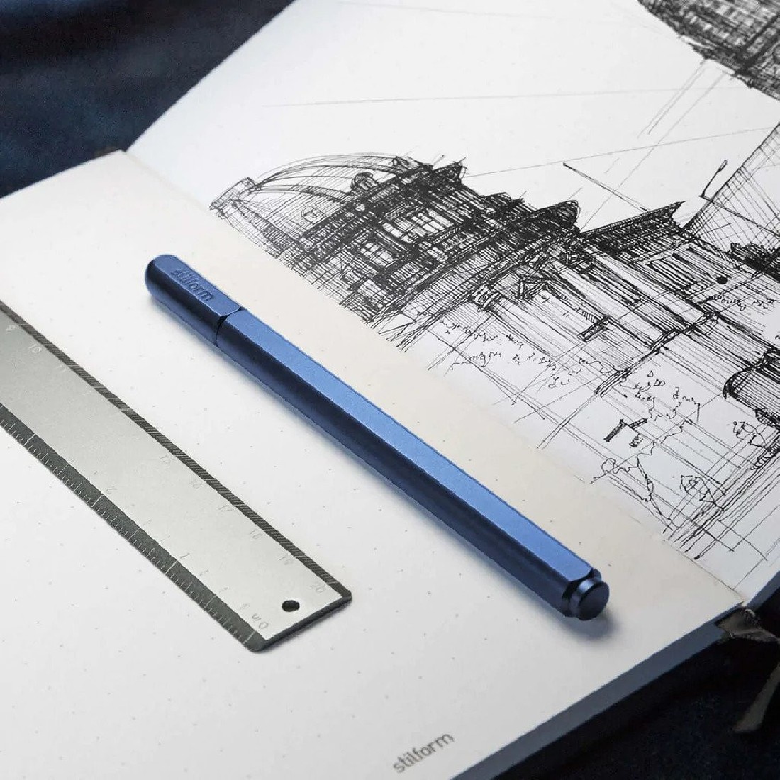 Stilform Aluminium Gel Pen Night Sky