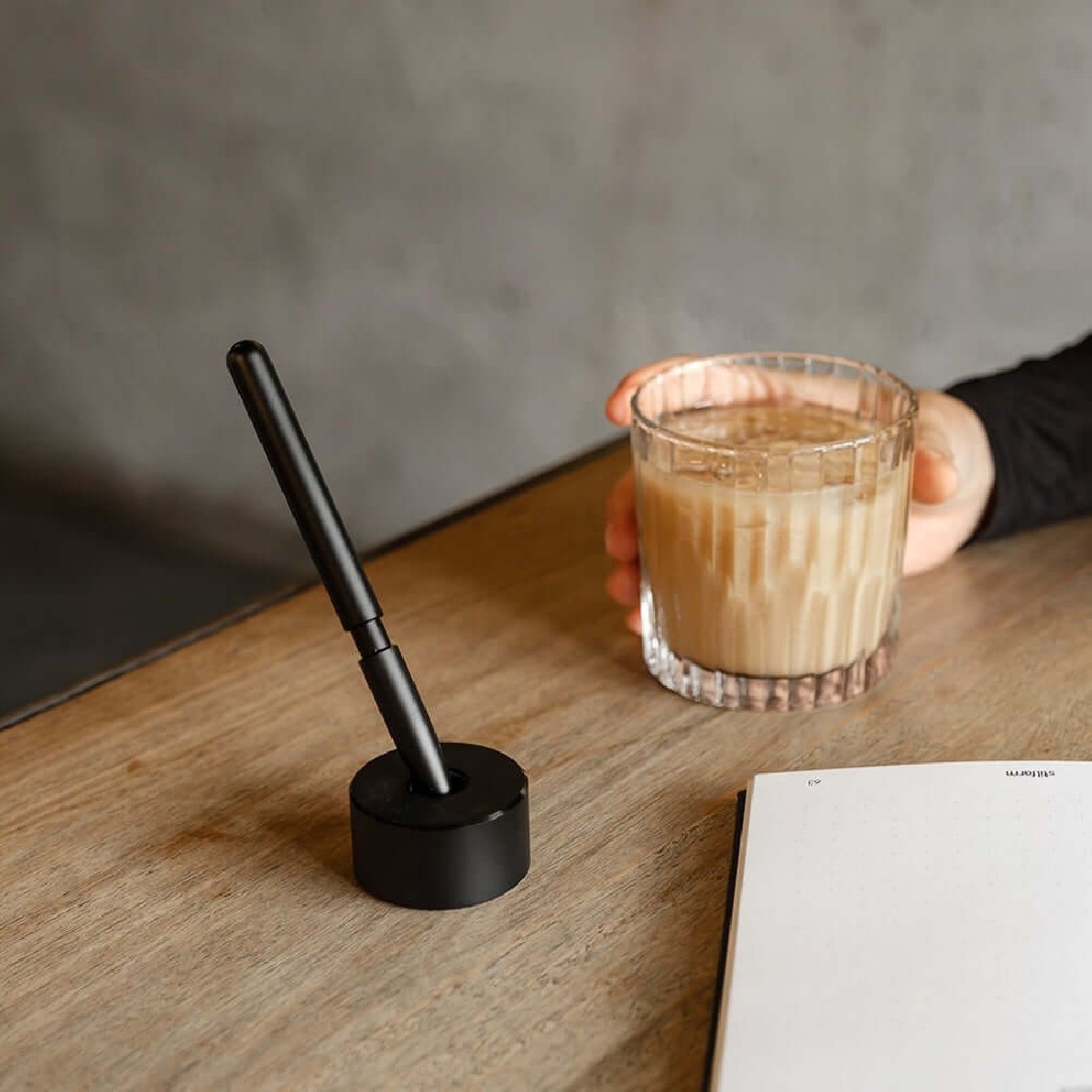 Stilform aluminium ballpoint pen Warp Black