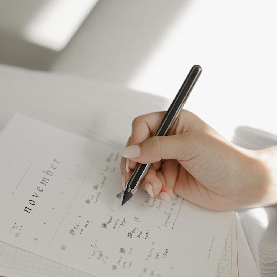 Stilform Aluminium AEON Pencil Titanium Polished