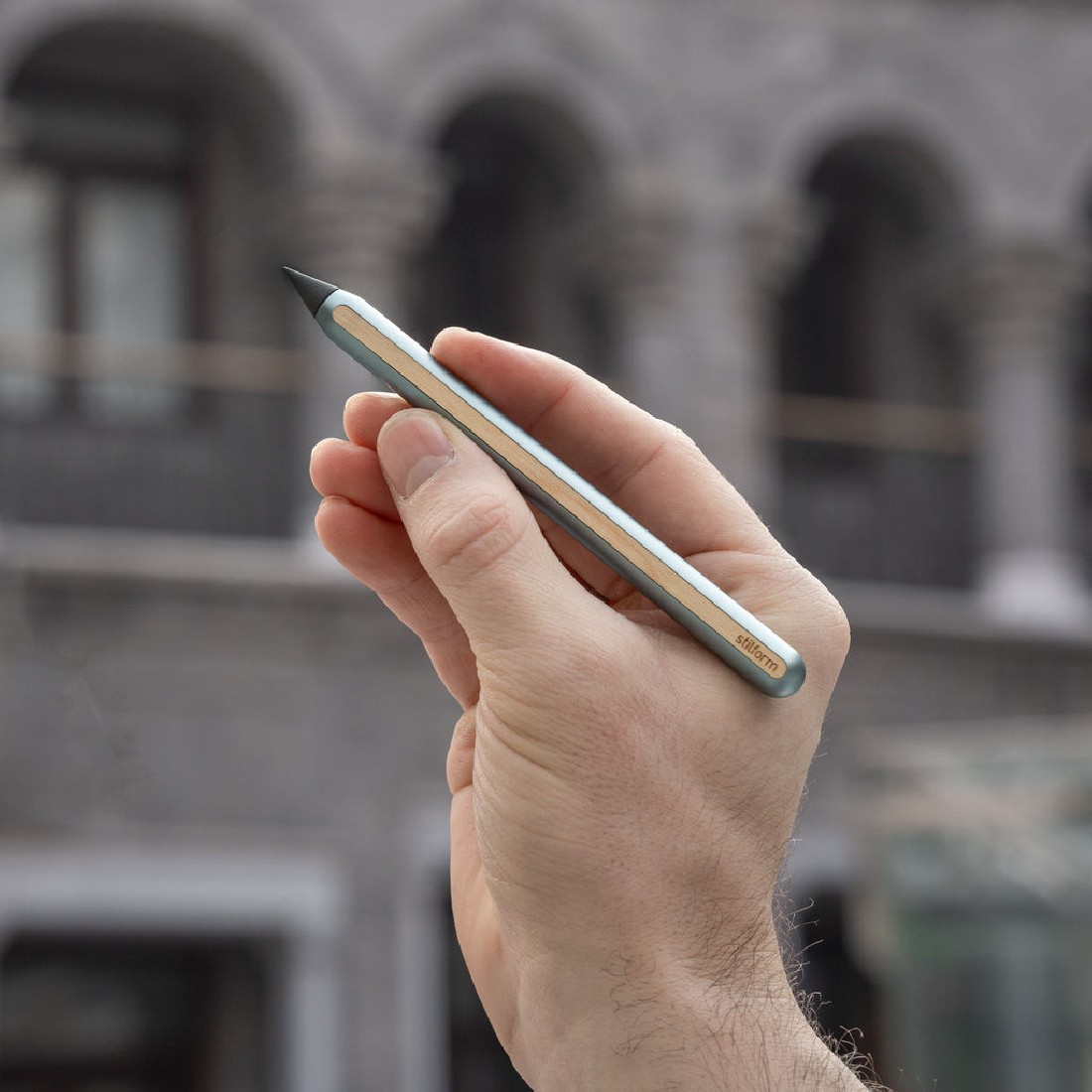 Stilform Aluminium AEON Pencil Heavenslight Blue, limited edition with only 300 pieces wordwide