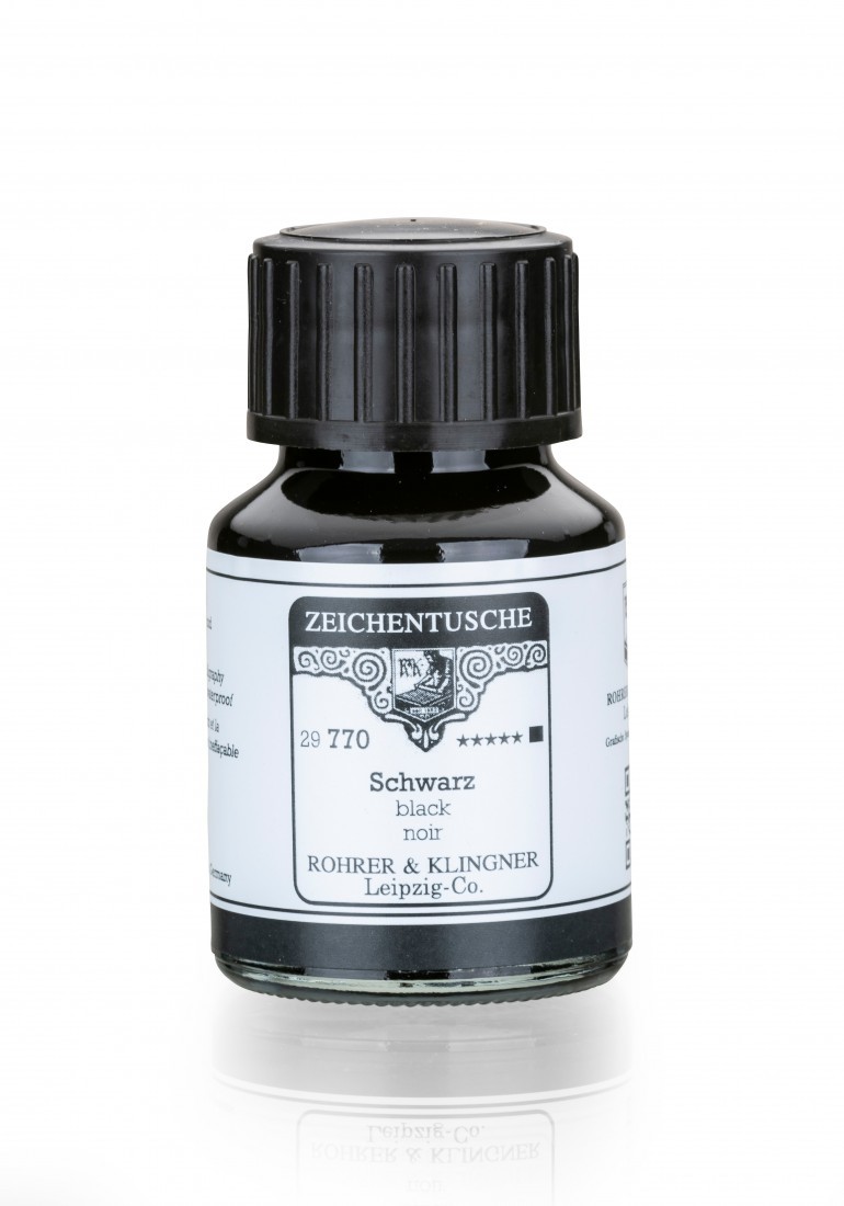 Rohrer and Klingner Calligraphy Ink 50ml Black 29770
