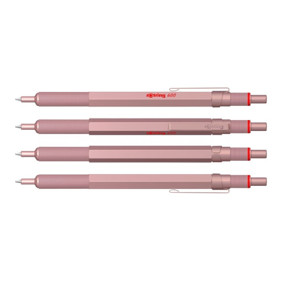 Rotring 600 rose gold ballpen