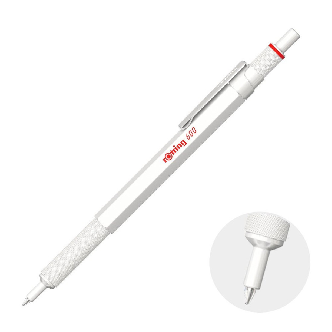 Rotring 600 pearl white ballpen