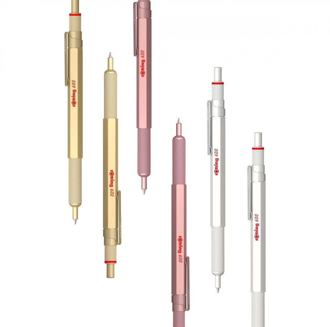 Rotring 600 pearl white ballpen