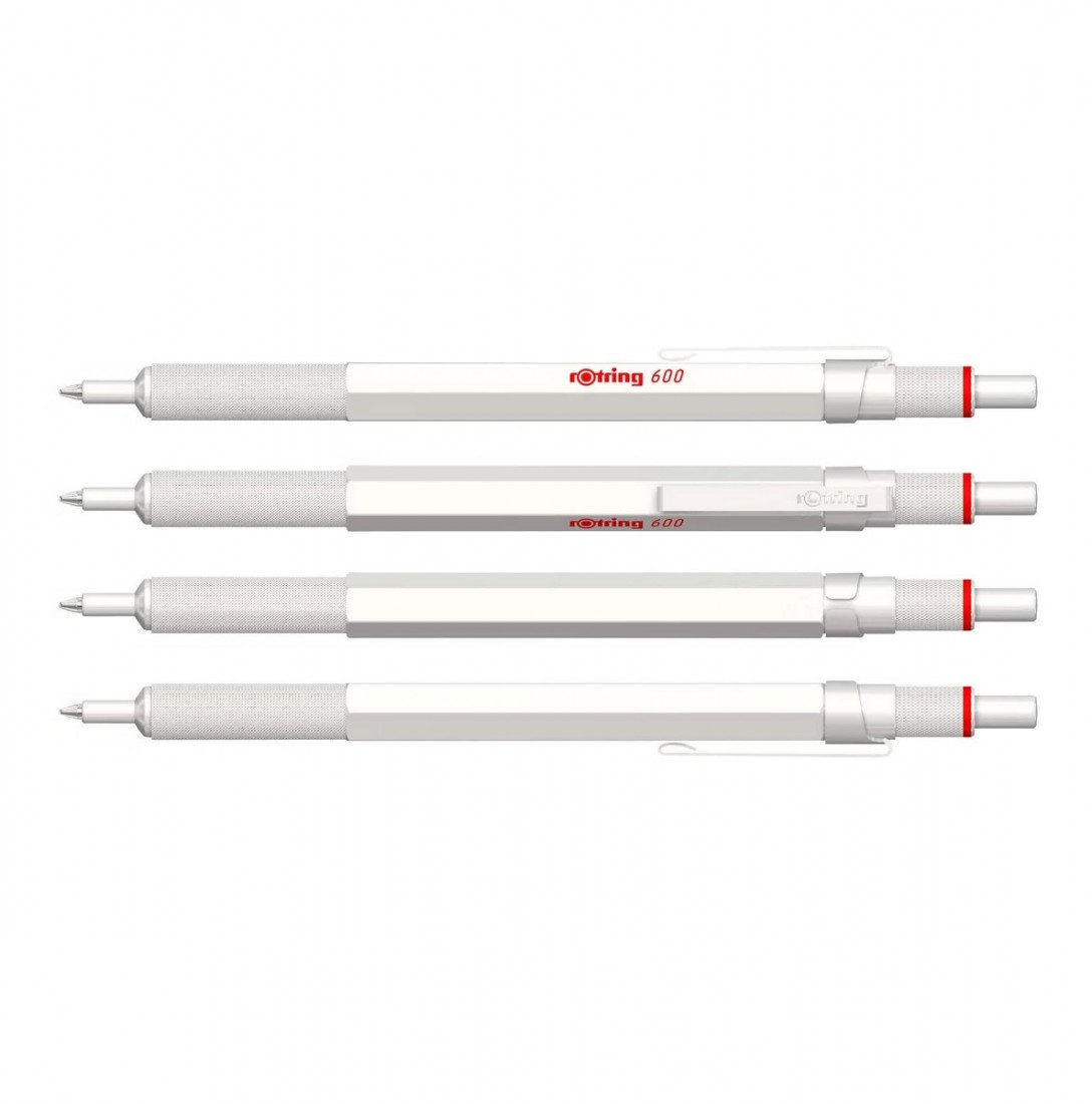 Rotring 600 pearl white ballpen