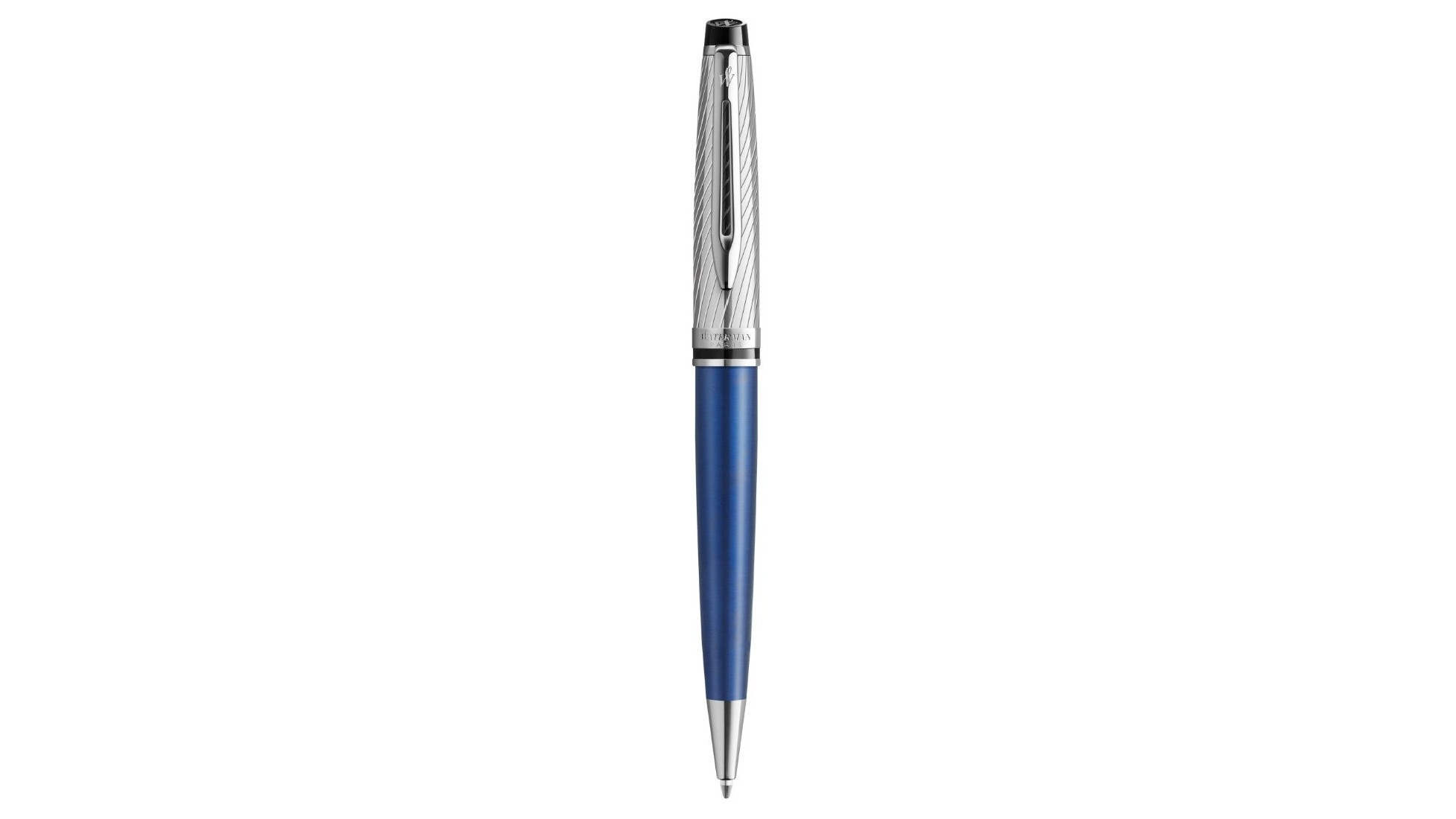 Waterman Expert Deluxe Metallic Blue Lacquer CT ballpoint pen