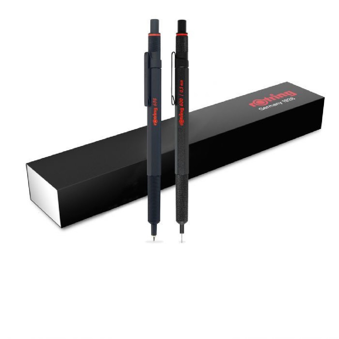 Rotring 600 Black Set Ballpen and Mechanical Pencil 0.5