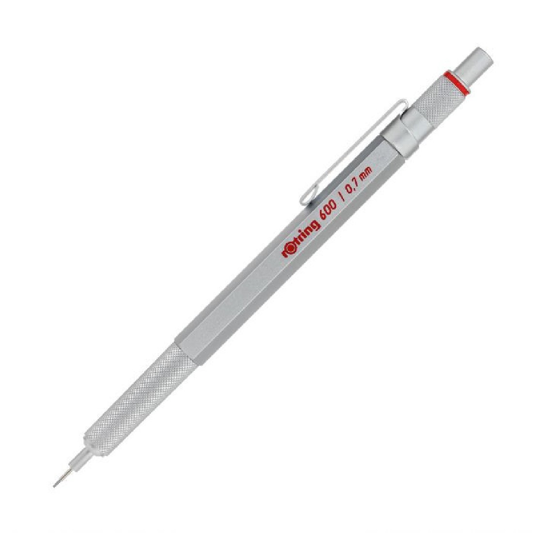 Rotring 600 Silver Set Ballpen and Mechanical Pencil 0.7
