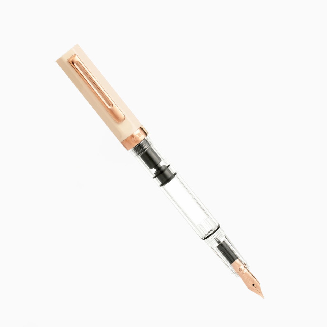 TWSBI ECO CREME ROSEGOLD PISTON FILLING FOUNTAIN PEN