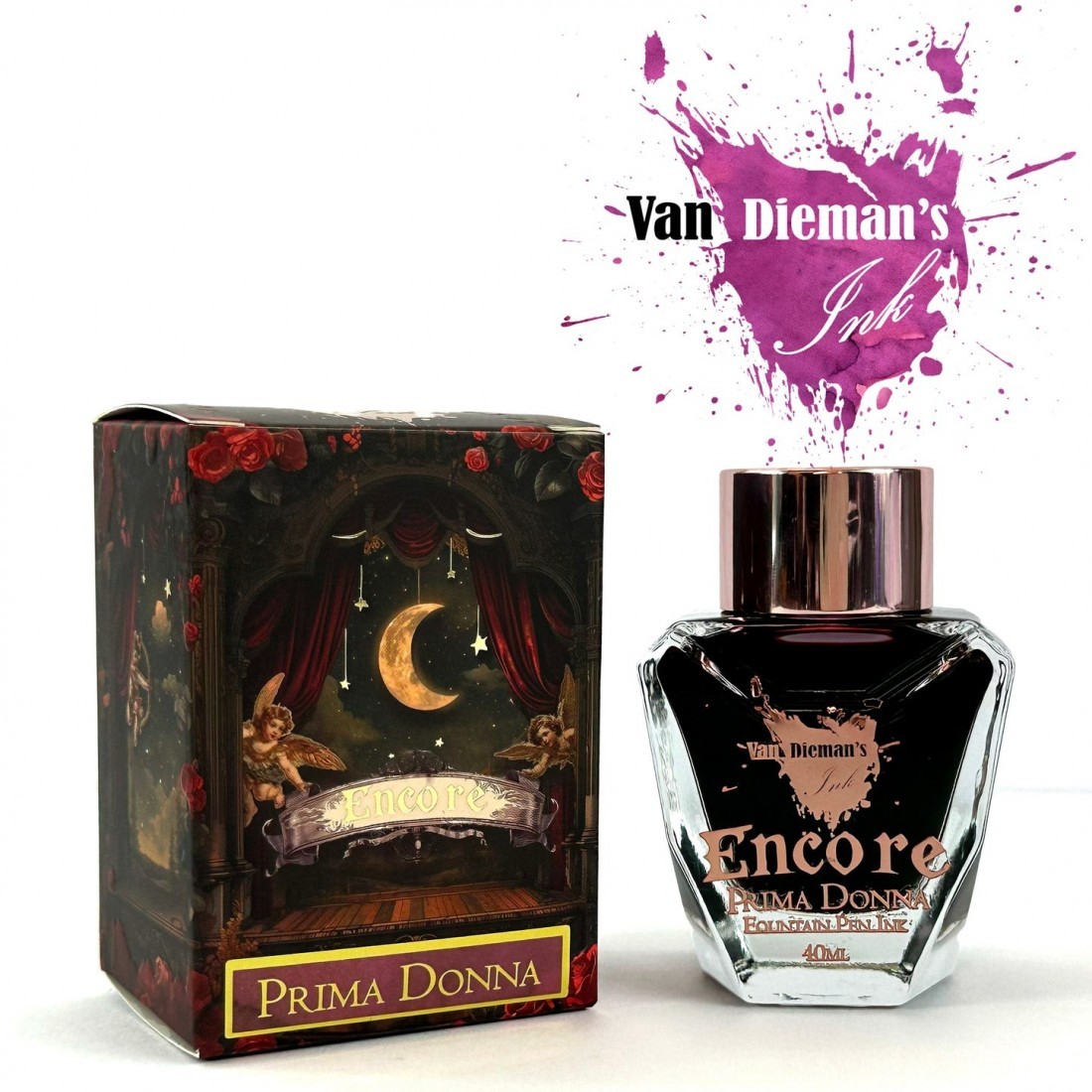 Van Diemans Encore Prima Donna 40ml Fountain Pen Ink