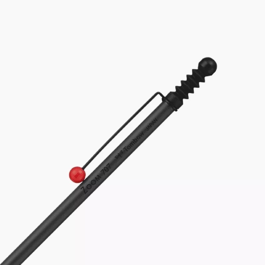 Tombow Zoom 707 Black with black trims Ballpoint Pen BC-ZS1