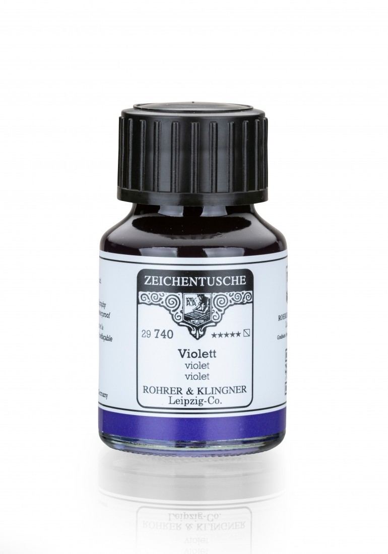 Rohrer and Klingner Calligraphy Ink 50ml Violett 29740