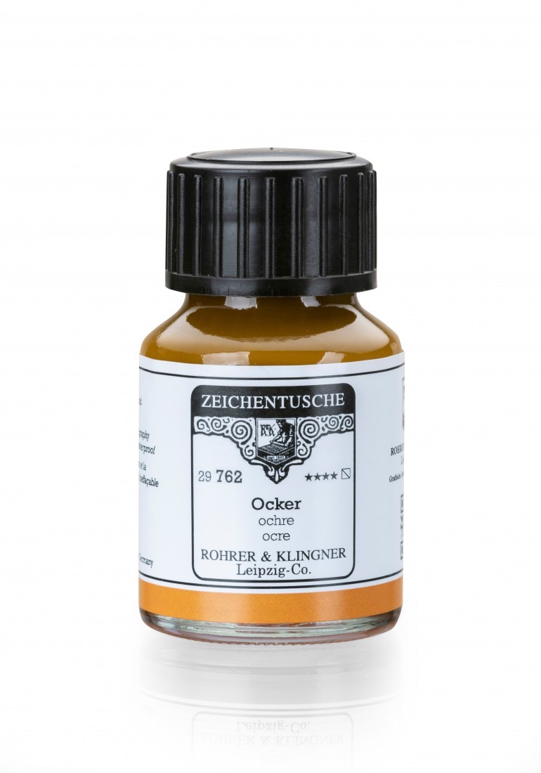 Rohrer and Klingner Calligraphy Ink 50ml Ocker 29762