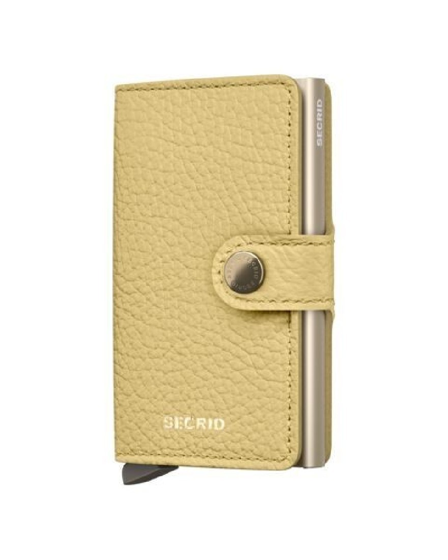 SECRID MINIWALLET MPe PEBBLE BUTTER YELLOW