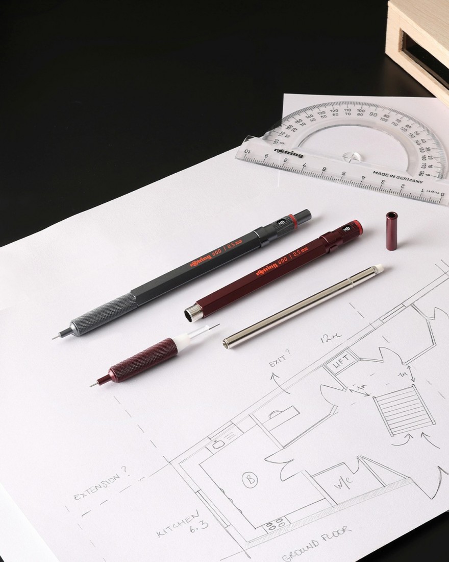 Rotring 600 Chocolate Truffle Mechanical Pencil 0.5mm