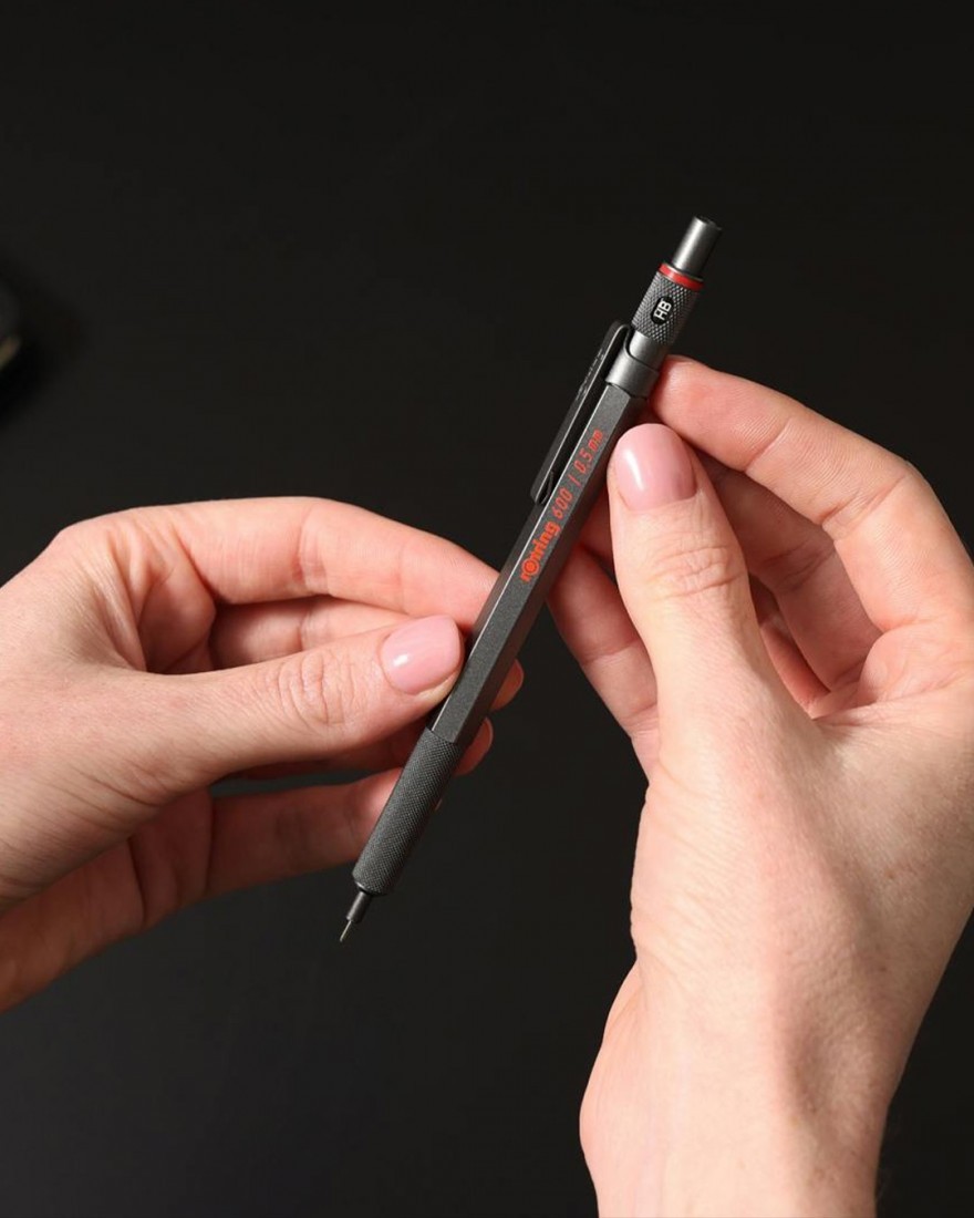 Rotring 600 Dark Stone Mechanical Pencil 0.5mm