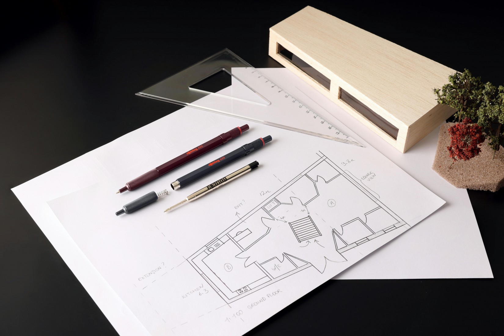 Rotring 600 Chocolate Truffle Ballpen