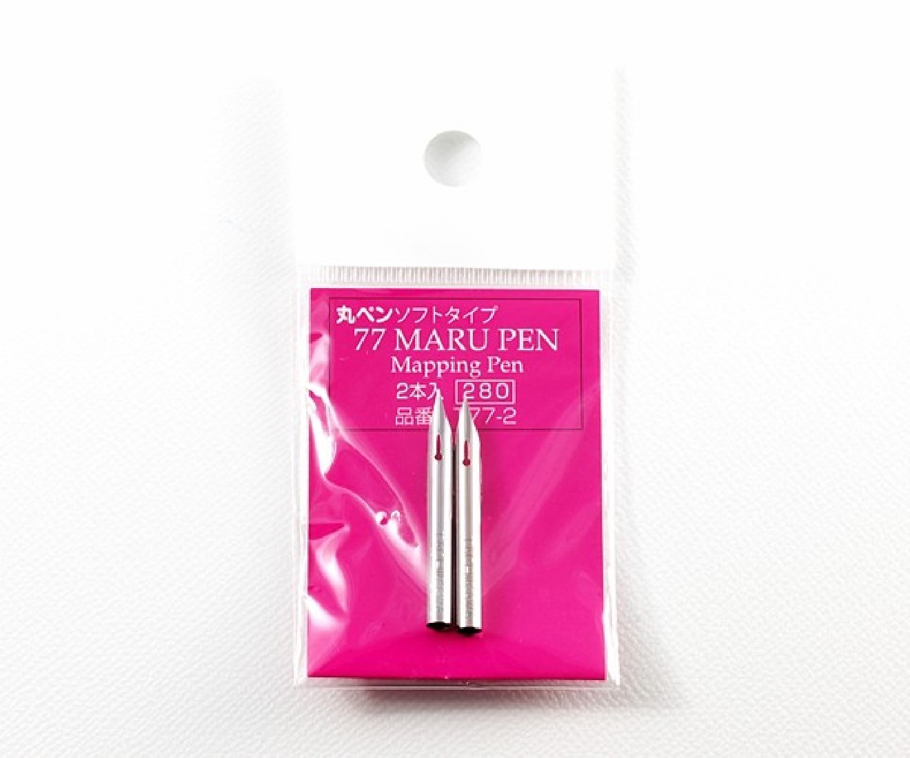 Tachikawa Comic Pen 77 round pen, pack of 2