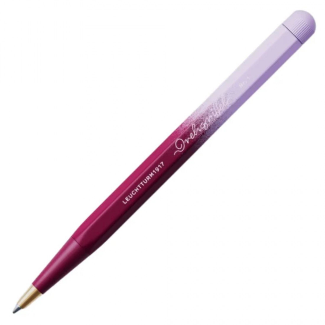Leuchtturm1917 Drehgriffel Nr. 1 Ballpoint Pen - 2025 Limited Handmade Gradient Edition, Port Red Lilac