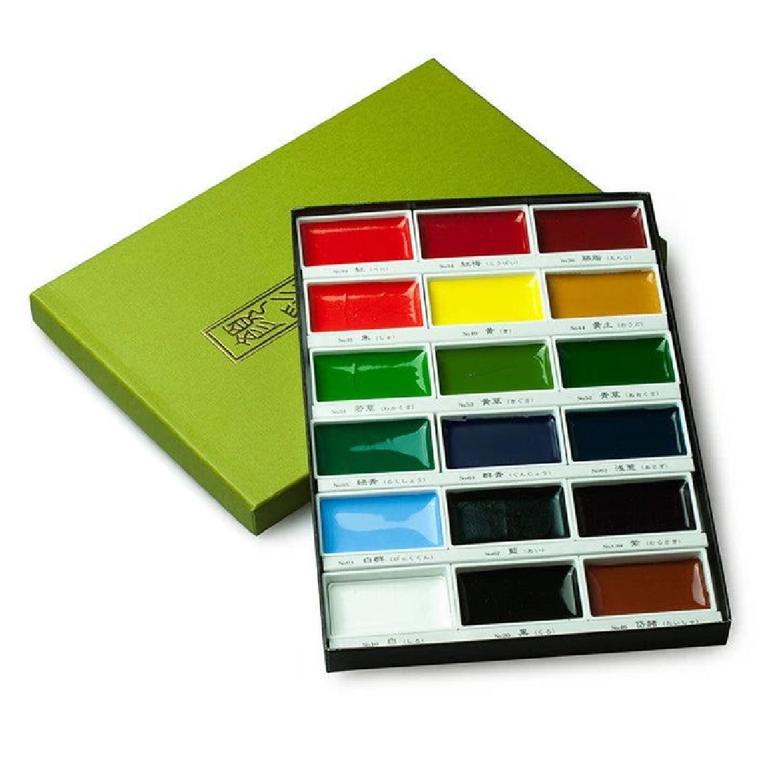 Kuretake Gansai Tambi Classic Watercolor Set of 18 MC20/18V