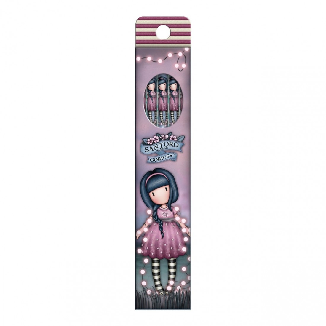 Set of 5 Pencils - Fairy Dusk 1311GJ05 Santoro Gorjuss