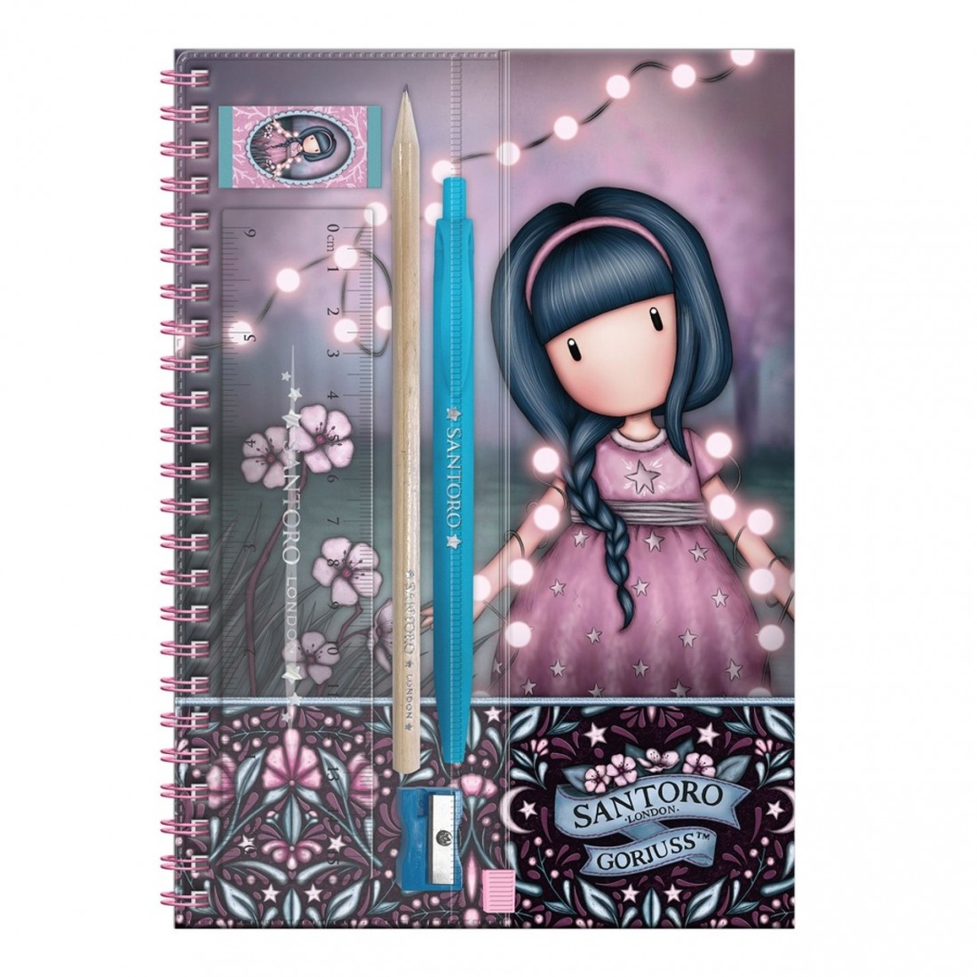 A5 Notebook with Stationery - Fairy Dusk 1344GJ01 Santoro Gorjuss