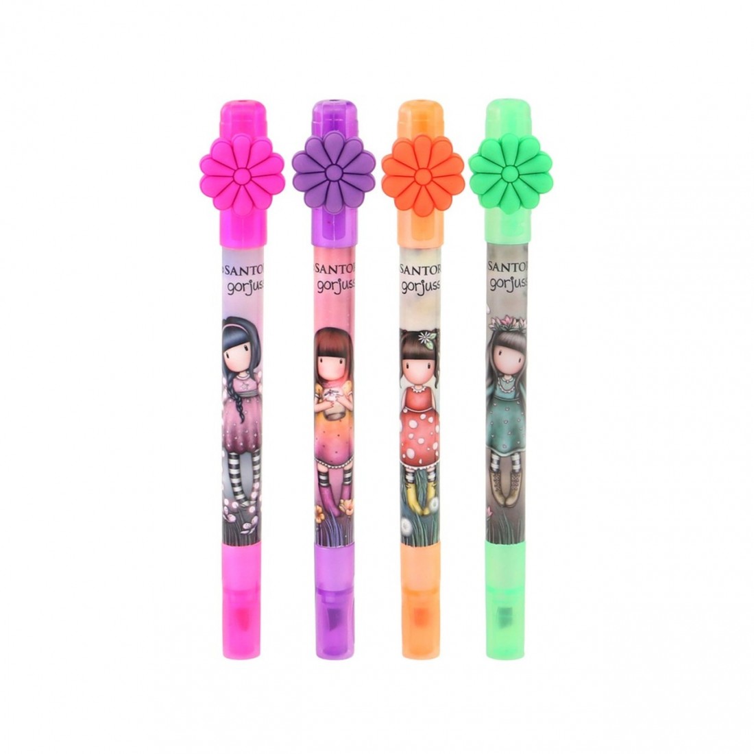 Rolling Stamp and Highlighter Pen Set - In The Forest 1293GJ01 Santoro Gorjuss