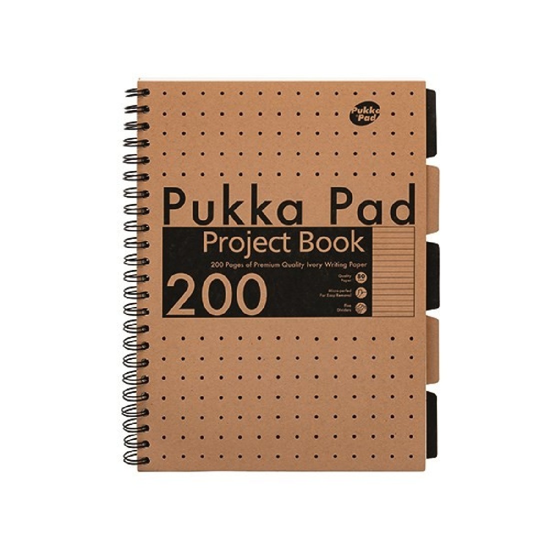 Kraft Project Book A4  Pukka Pad