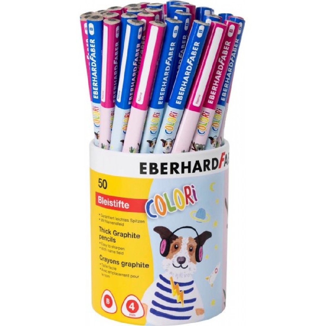 Μολύβι γραφής Colori B 4mm 510555 Eberhard Faber