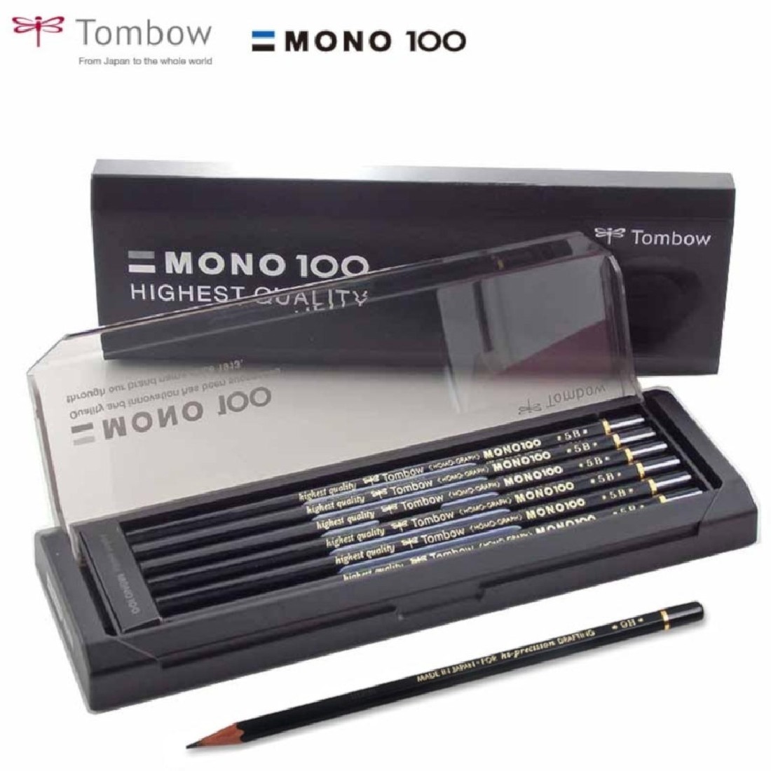 Tombow Mono 100 Highest Quality pencils box with 12 pencils