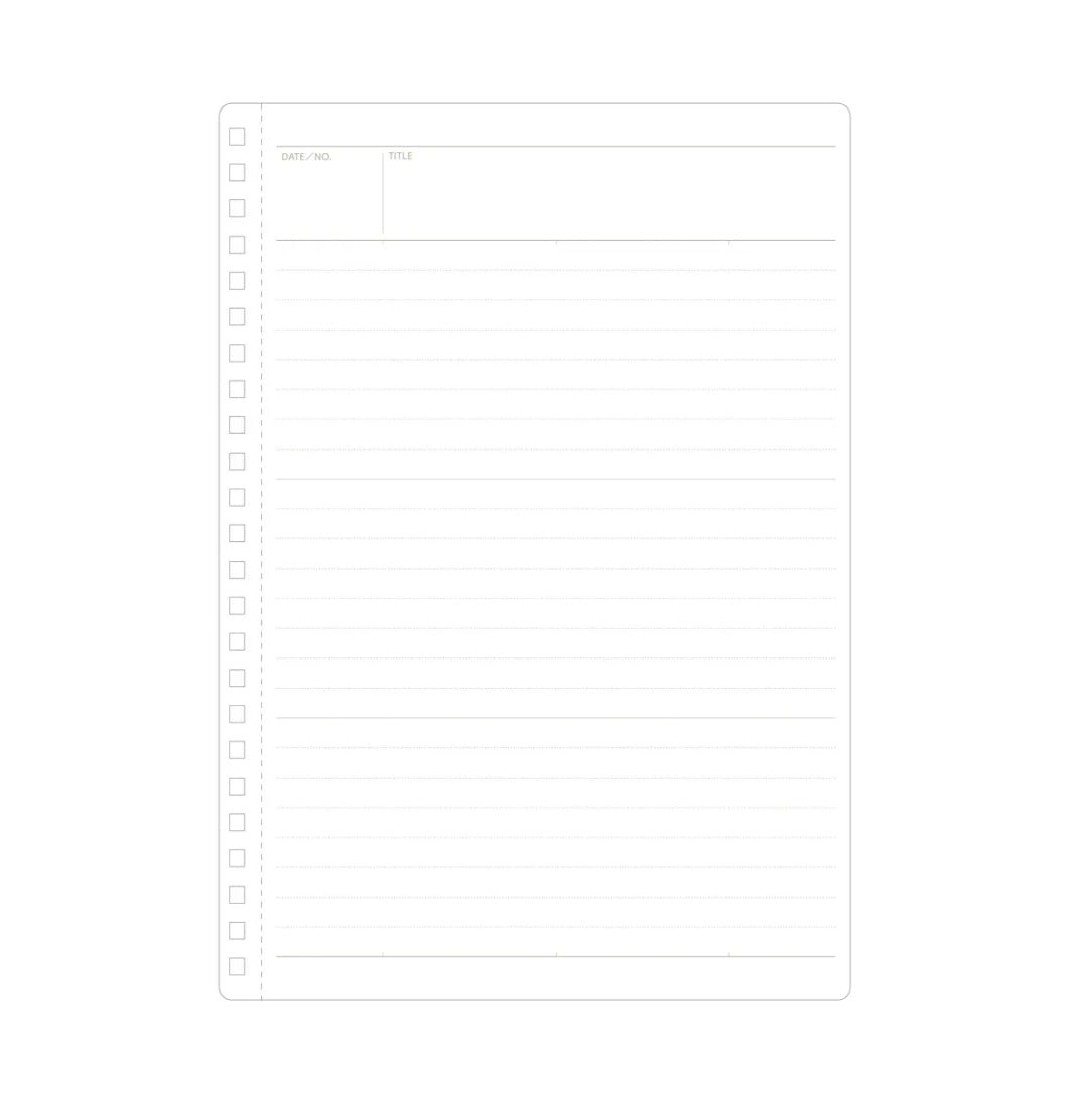 Mnemosyne spiral notebook navy 295-72 A5 5mm 80sheets ruled 80gr
