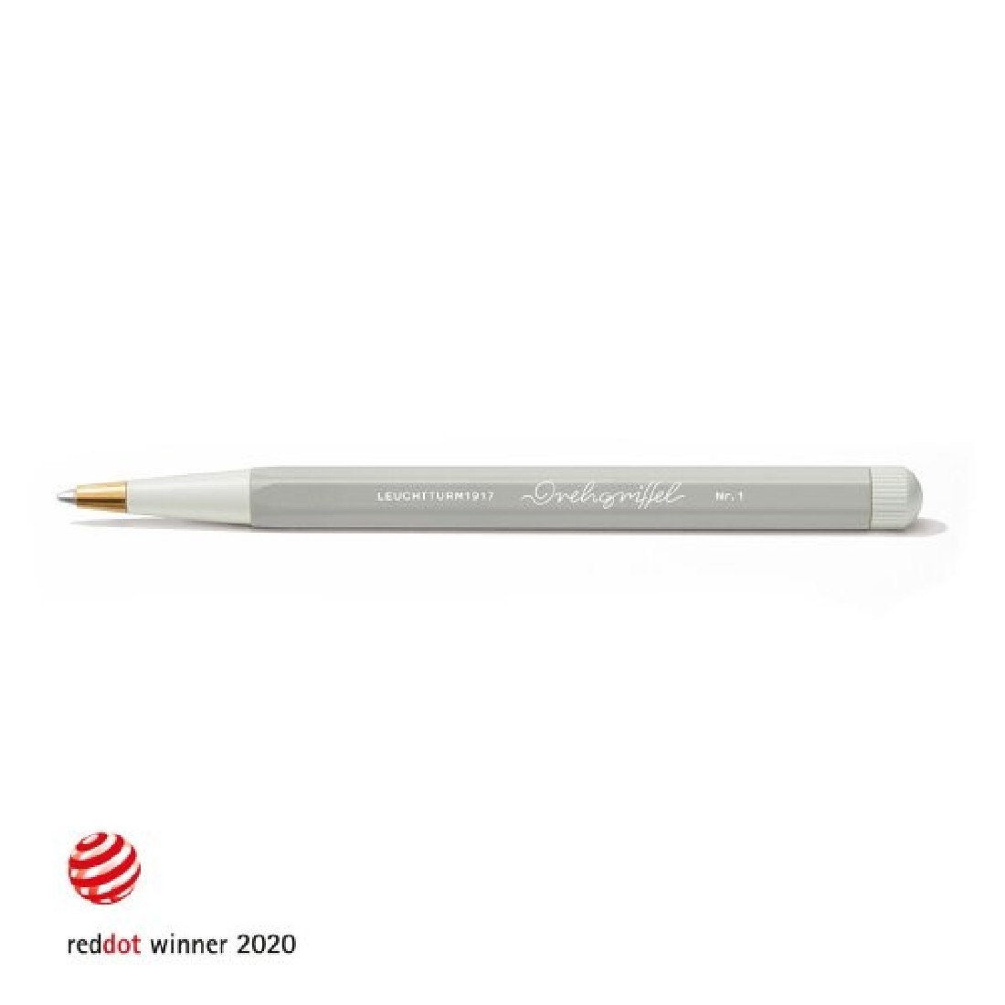 Leuchtturm 1917 Drehgriffel Nr.1 Light Grey Ballpoint pen with royal blue ink