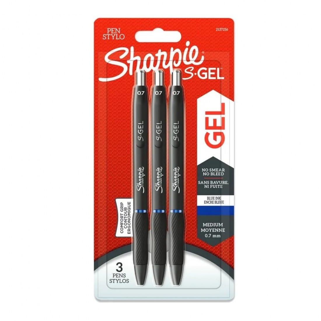 Sharpie S. Gel Pens Blue Gel 0,7 (Blister of 3)