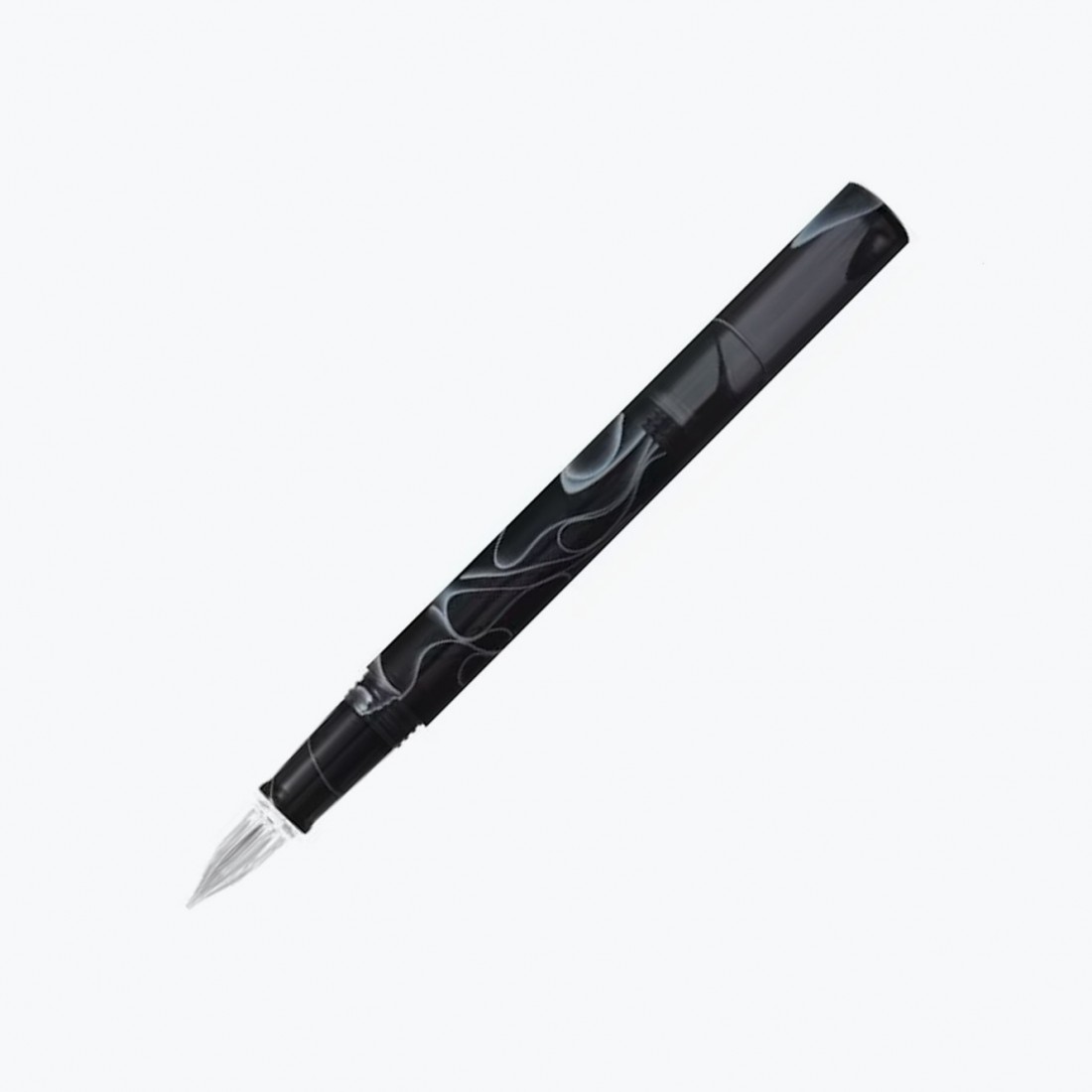 Teranishi Guitar glass pen with cap, cosmo black, GLAA-CBK