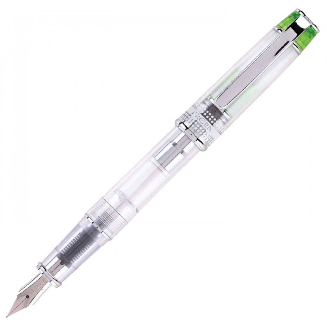 Pilot Prera demonstrator green with converter fountain pen